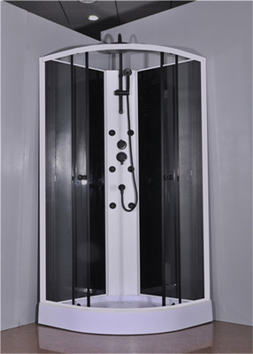 Cabine do chuveiro com alumínio branco acrílico branco da bandeja 850*850*2250cm