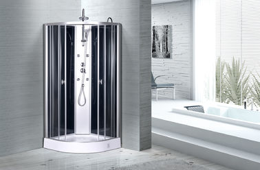 Armazenamento normal da temperatura das cabines de vidro transparentes do chuveiro do banheiro da casa pré-fabricada