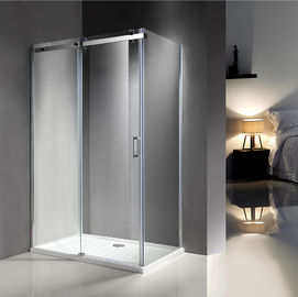 cercos populares do chuveiro do banheiro de 1200X800 milímetro com trilha de vidro/de aço inoxidável de 8MM