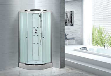 Cabines de vidro brancas extra espaçosos do chuveiro para clubes/propriedade de Real Estate