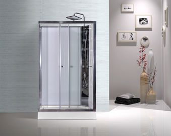 Cabines retangulares do chuveiro das salas modelo com a porta deslizante de vidro moderada