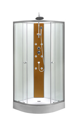 Cabine de vidro curvada ereta livre 900x900x2250mm do banheiro de canto