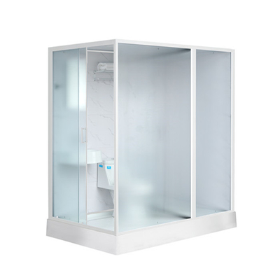 Lado de alumínio branco acrílico branco do ABS Tray1900*1200*2150mm das cabines do chuveiro aberto