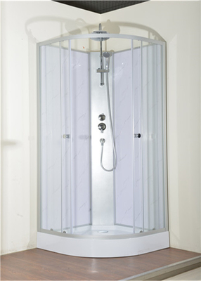 Cabine do chuveiro com alumínio branco acrílico branco da bandeja 850*850*2250cm