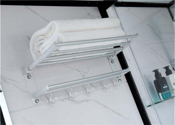Do preto acrílico branco do ABS Tray2000*1160*2150mm das cabines do chuveiro lado de alumínio aberto