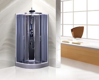 Compartimentos comerciais do chuveiro do quadrante, cercos de vidro curvados do chuveiro