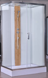 cabines retangulares do chuveiro de 1200x800x2150mm com bambu