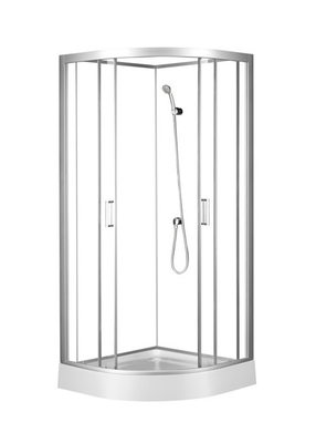 Cabine do chuveiro do vidro temperado do quadro da liga de alumínio de Cirle 900*900*2150mm